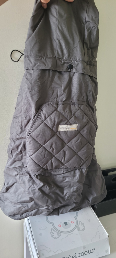 Bebamour Baby Carrier Cover - Dark Grey - photo 5