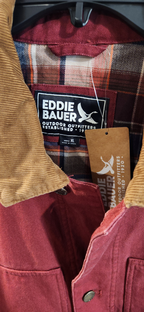 2 Brand New Eddie Bauer Redwood Moleskin Barn Coat - XL - photo 2