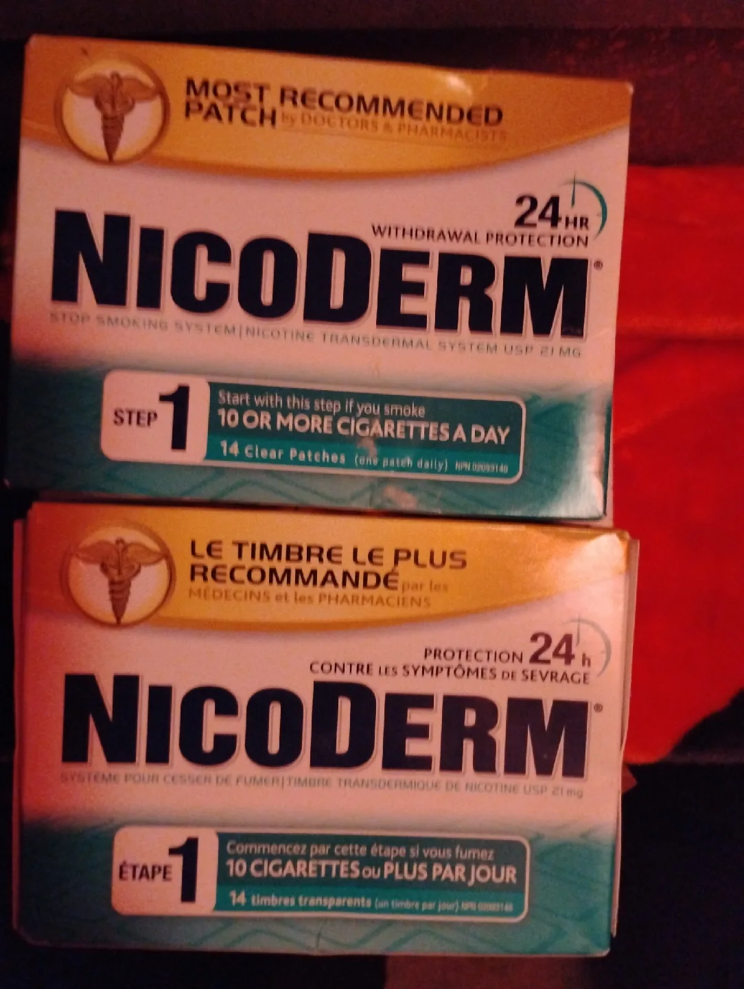 Nicoderm Step 1 Patches - Stop Smoking Aid