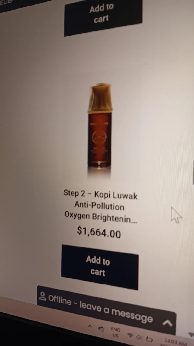 Hermetise Kopi Luwak Anti-Pollution Brightening Oxygen Treatment image indicator(3)