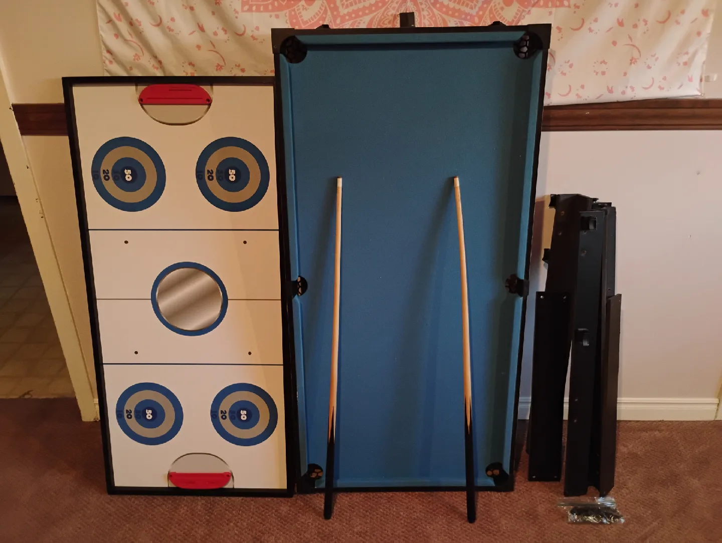 3-in-1 Game Table: Pool, Hockey, Ping Pong thumbnail