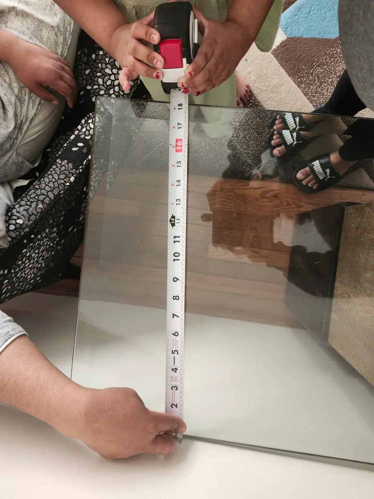 Glass Top Coffee Table  set with Stone Base image indicator(9)