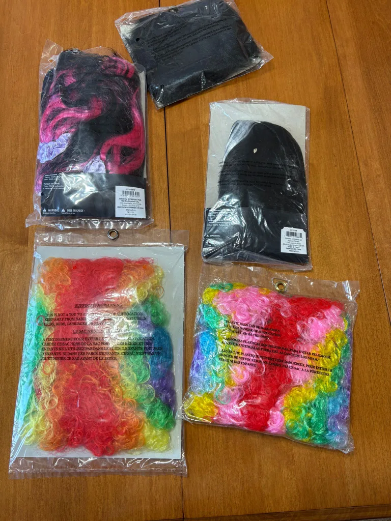 Assorted Costume Wigs - Variety of Styles thumbnail