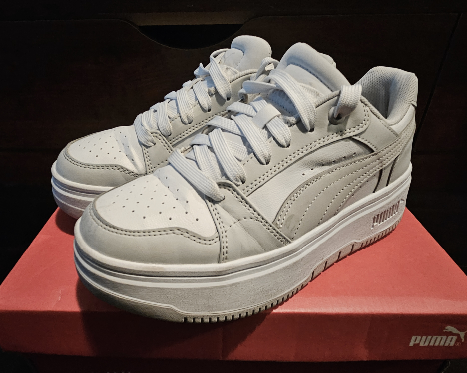 Puma Rebound Femme Low White Feather Grey - Women's 6.5 - photo 2