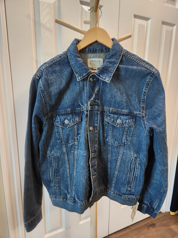 100% New - Polo Ralph Lauren Denim Jacket, Size L