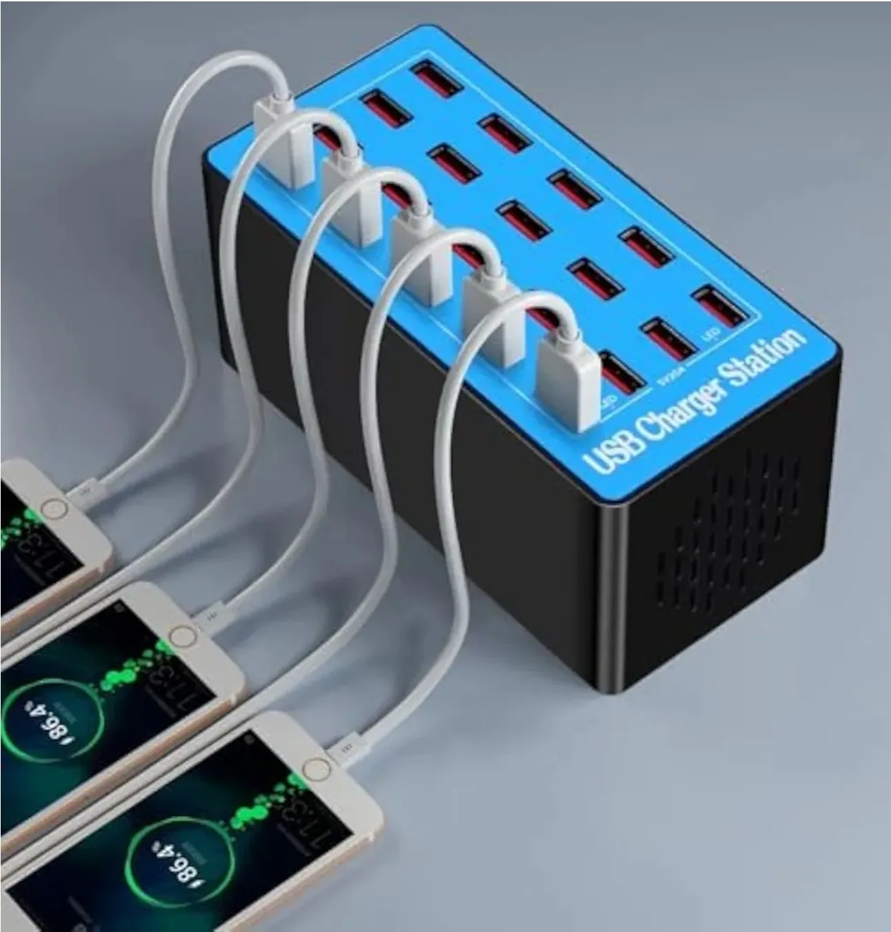 USB Charger Station - Multi-Port Charging image indicator(4)