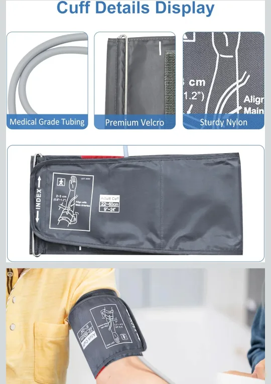 ELERA Adult Blood Pressure Cuff (9"-24") image indicator(6)