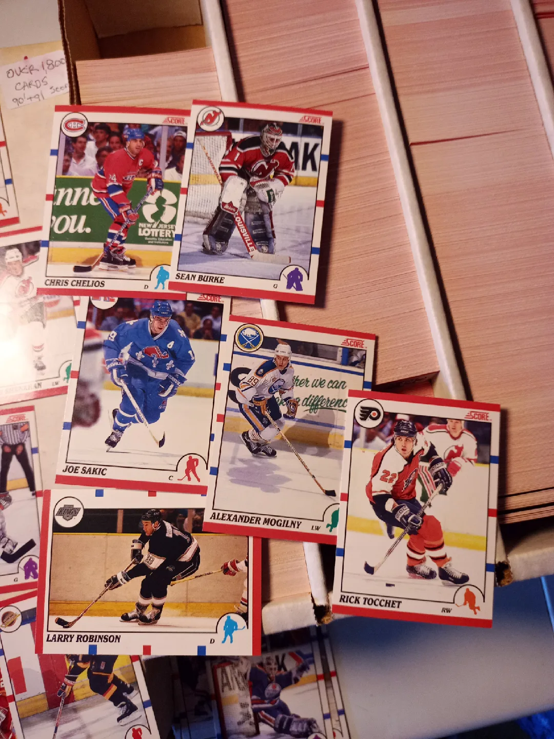 Vintage 90s Hockey Cards Lot - Over 1800! image indicator(3)