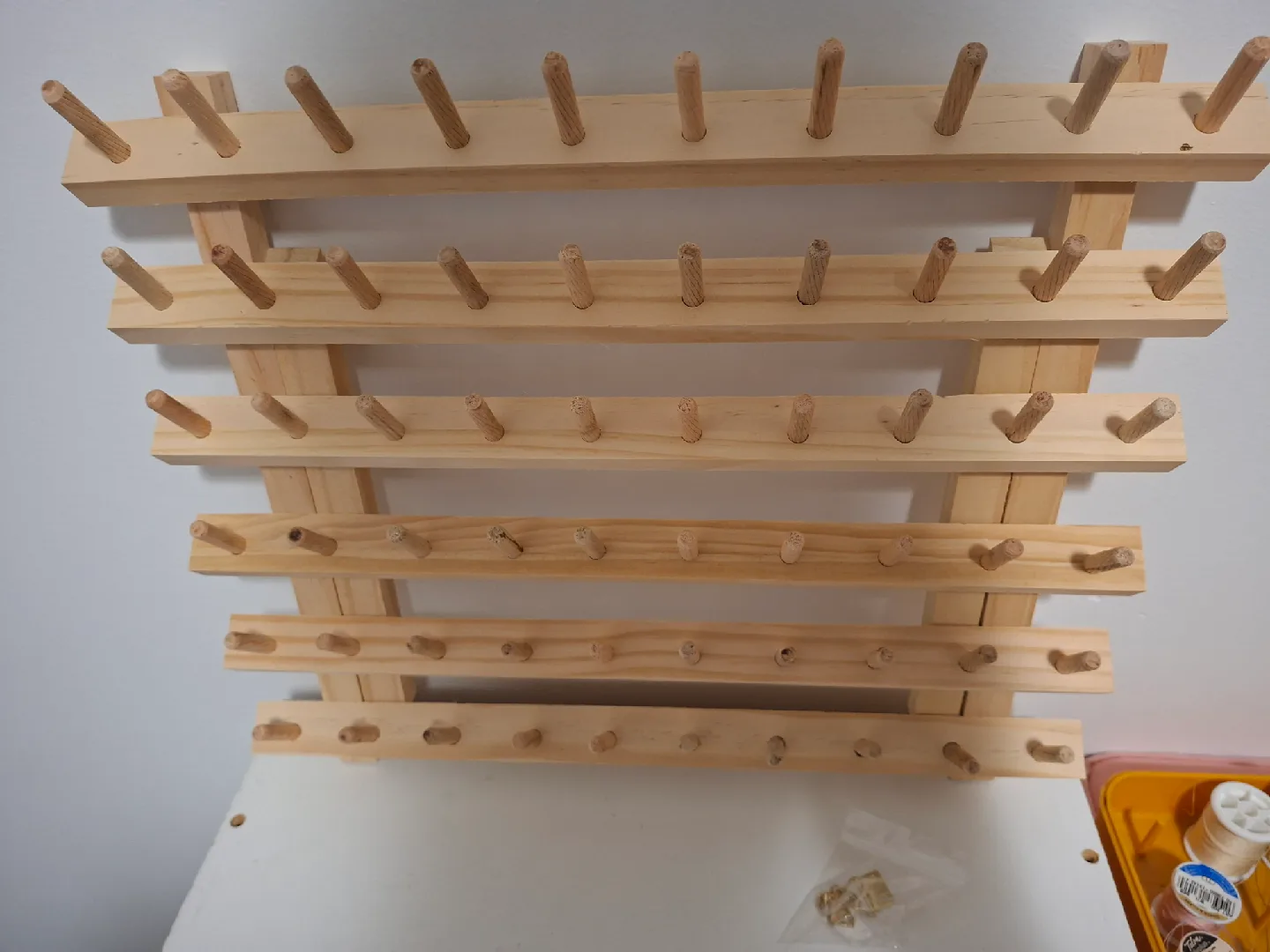 Wooden Thread Rack Organizer image indicator(2)