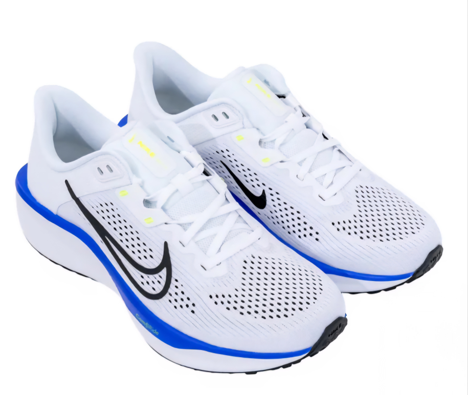 Nike ComfiRide White and Blue Running Shoes