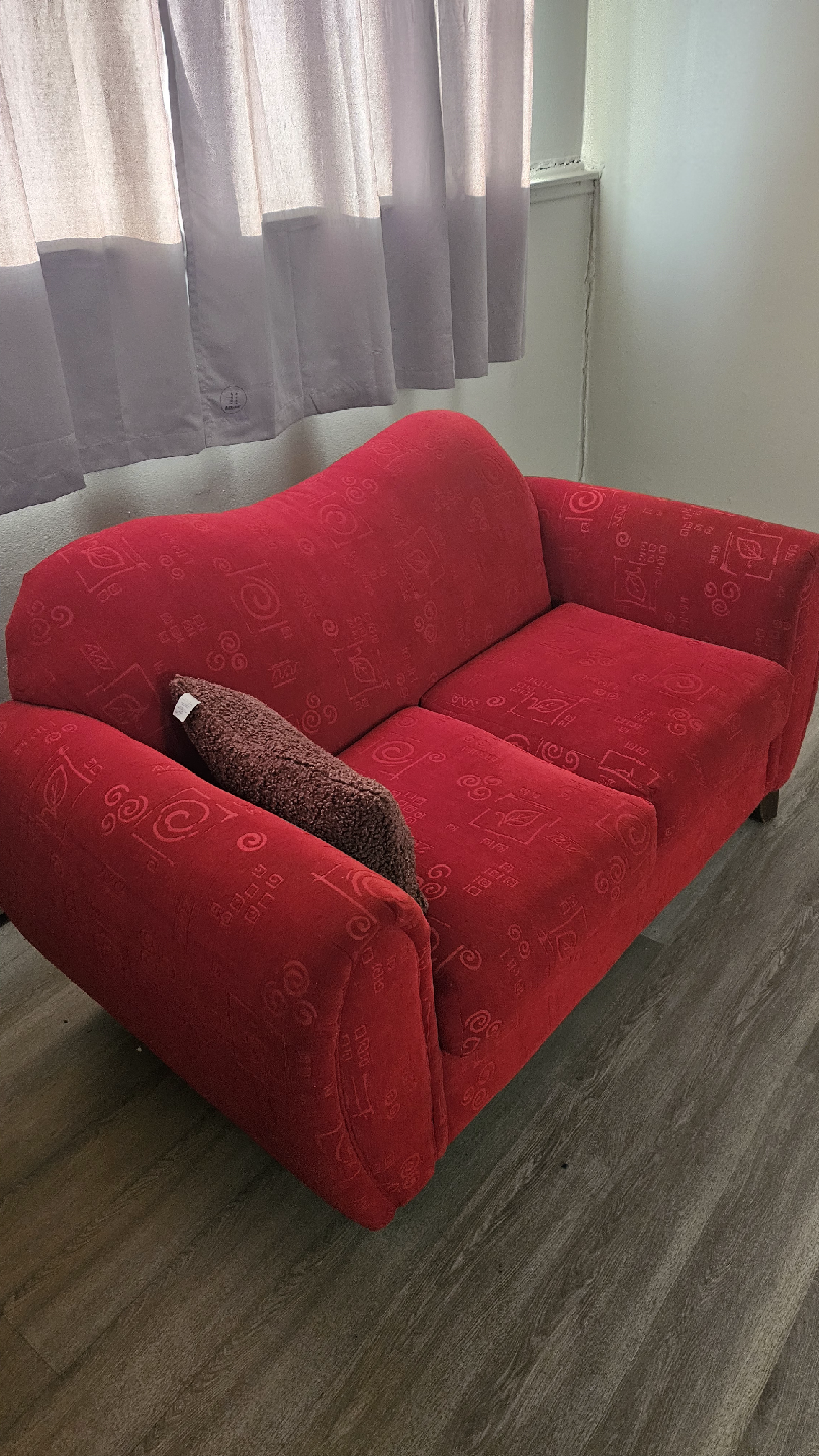 Red Loveseat Sofa