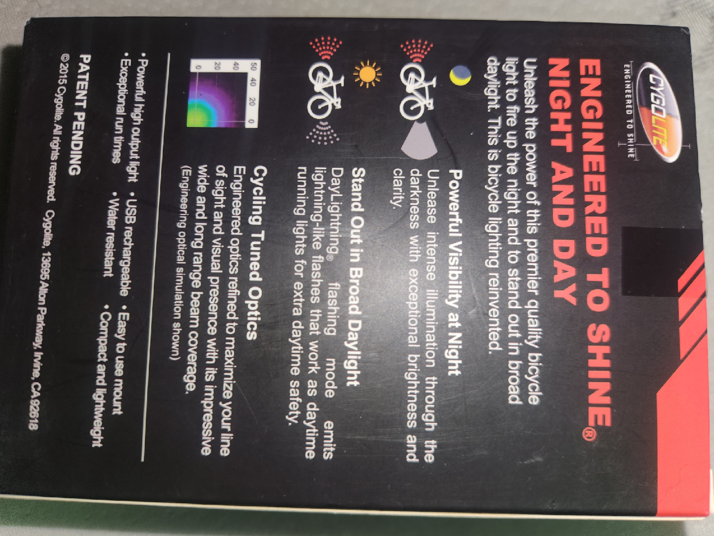 Cygolite USB Rechargeable Bicycle Light - New in Box! - photo 3