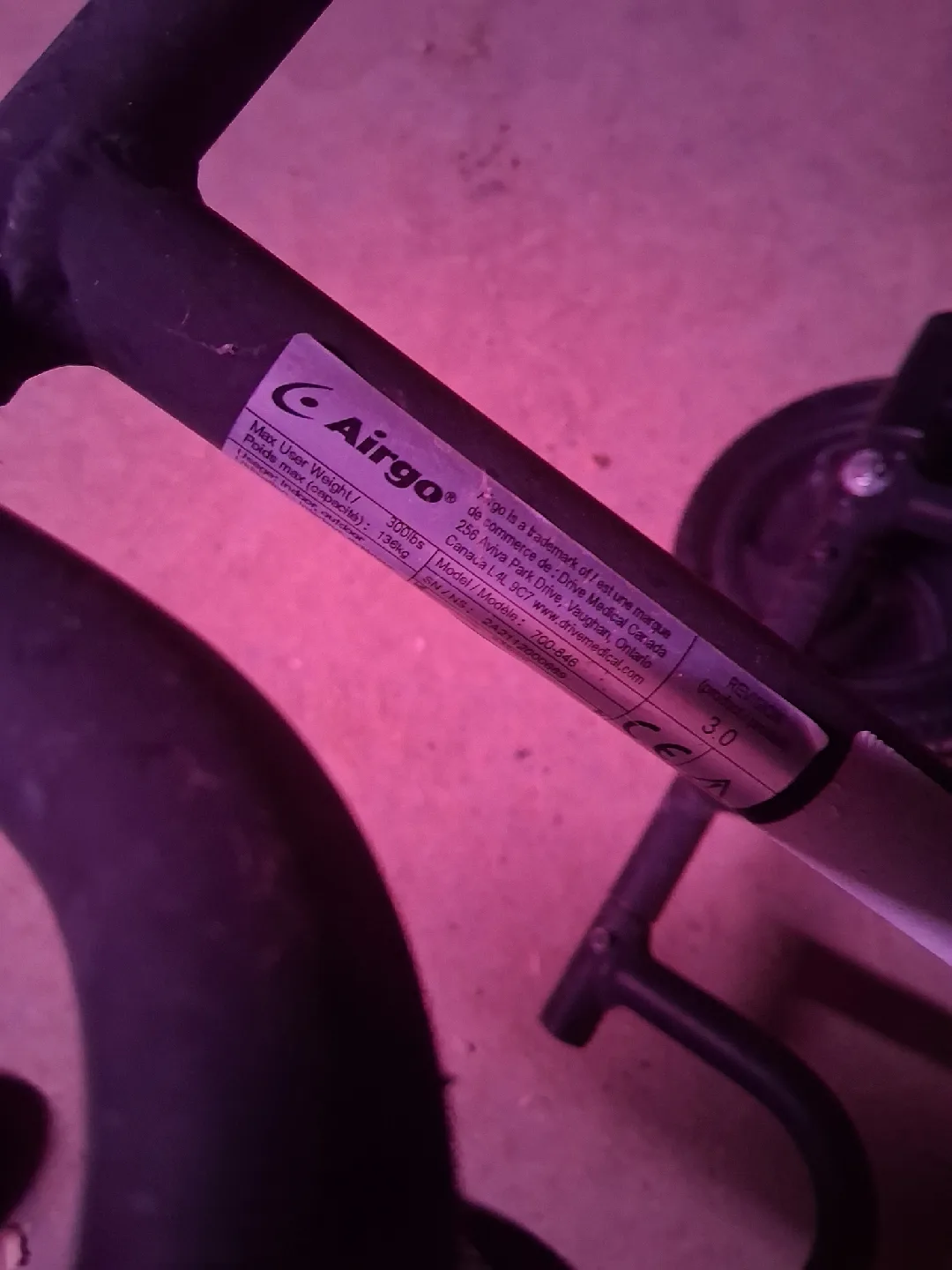 Airgo Comfort-Plus Transport Wheelchair image indicator(7)