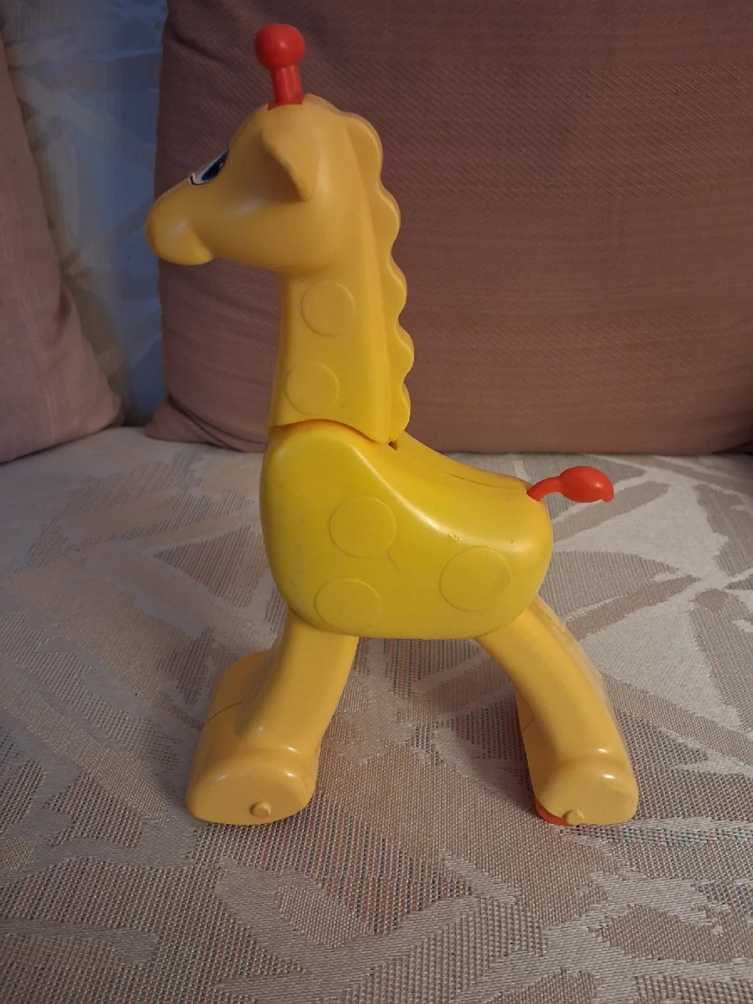 Vintage Tomy High Rolleys Jake the Giraffe toy thumbnail