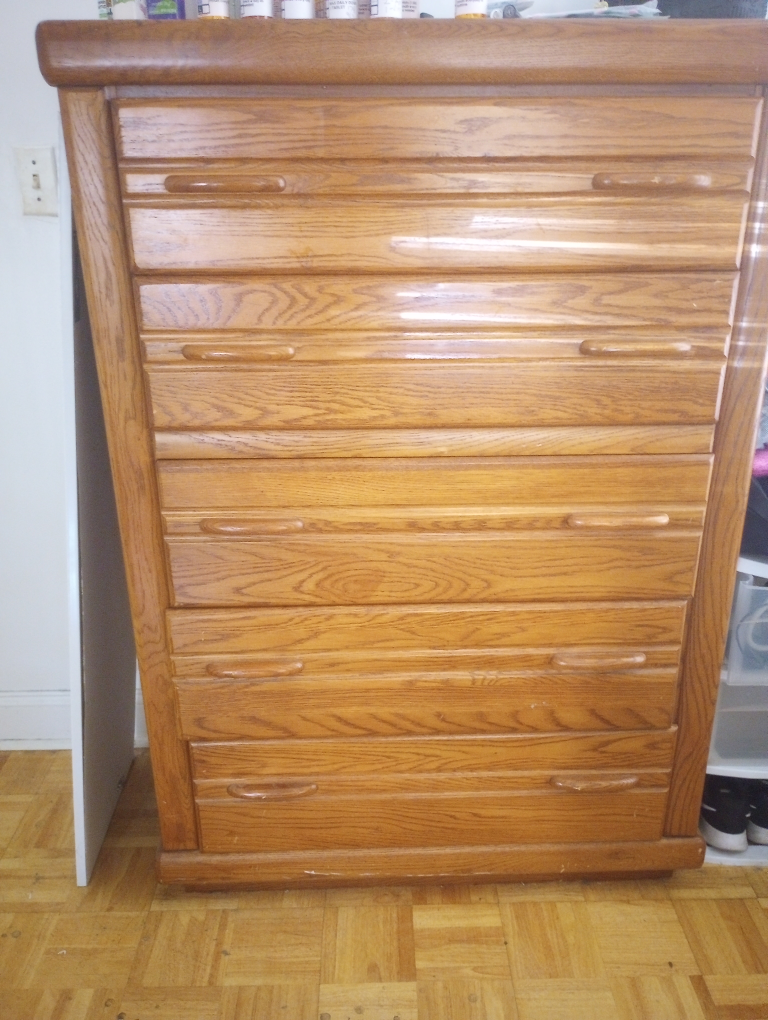 Wooden Dresser & Nightstand Set