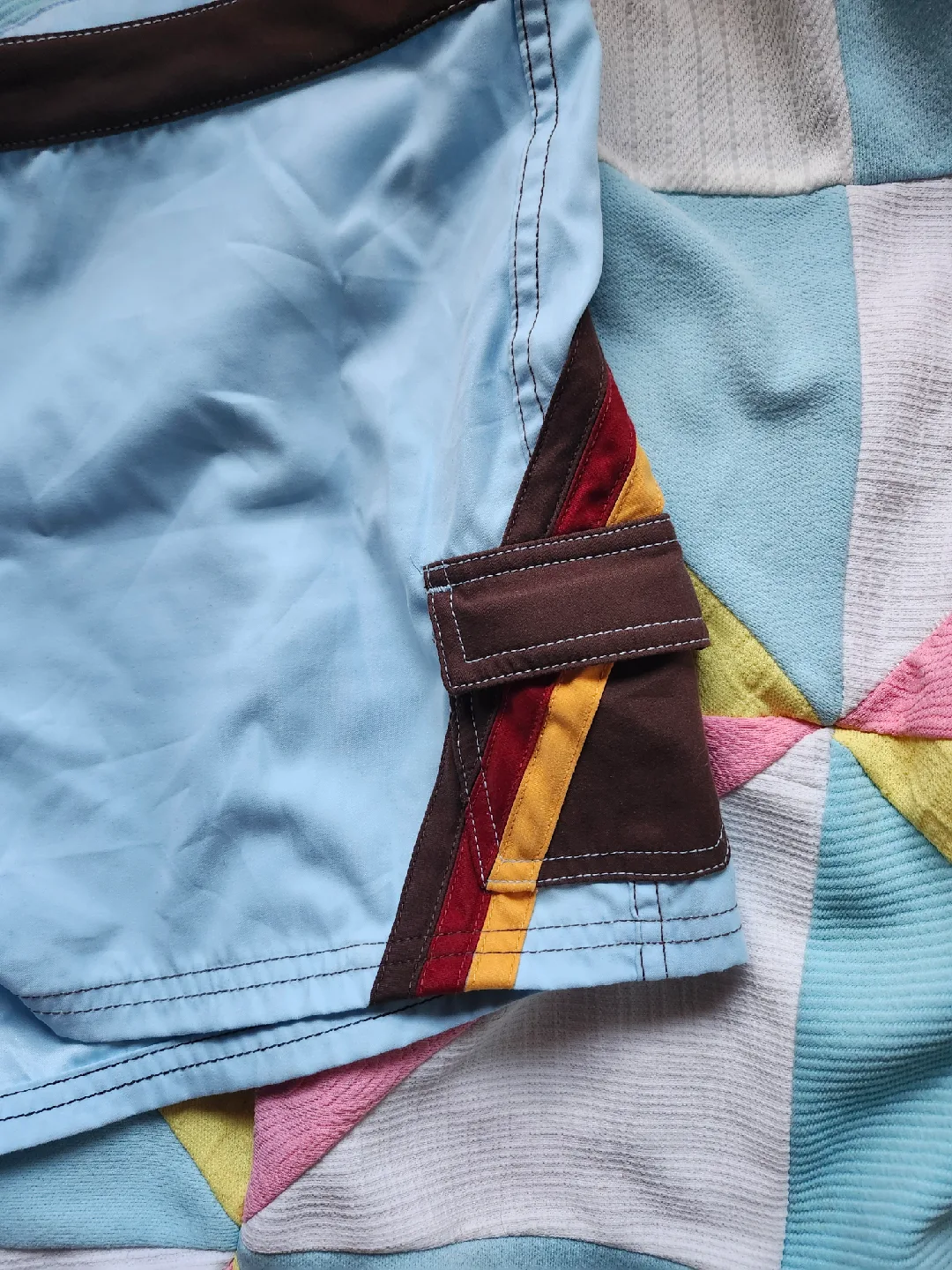 blue and brown billabong board shorts image indicator(3)