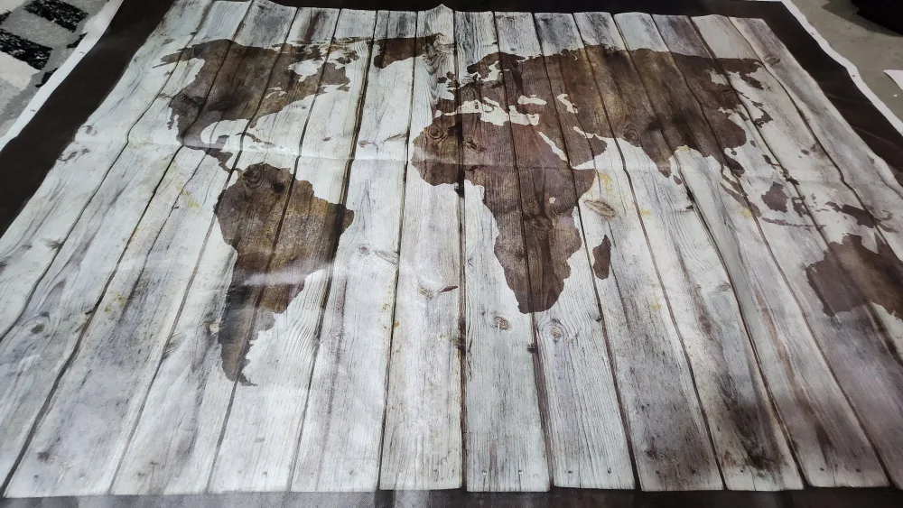 World Map Wall Art - 59x82 inches image indicator(3)