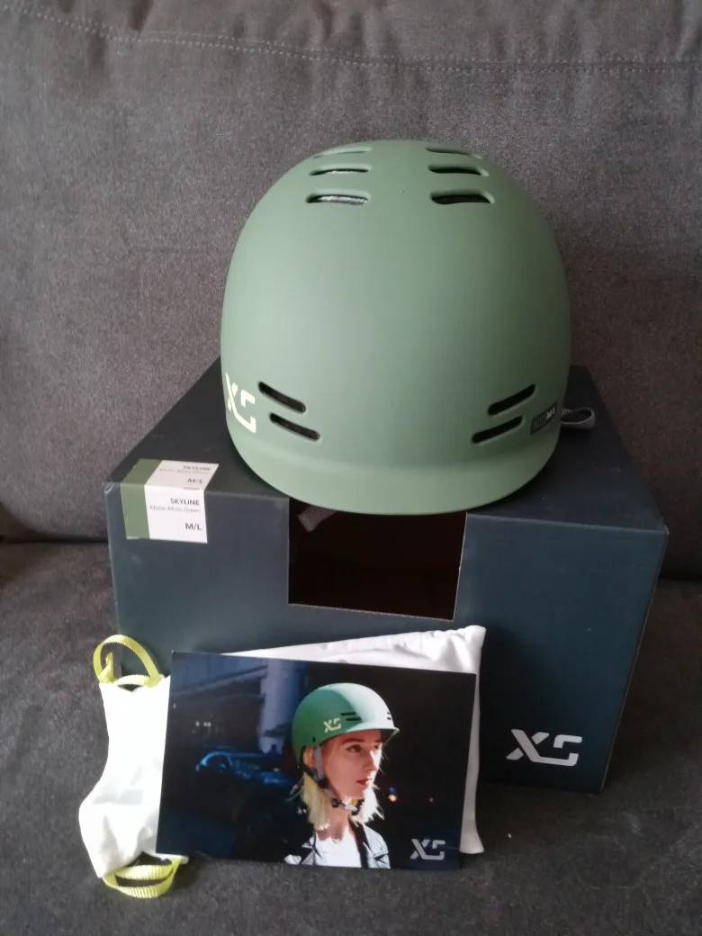 XC Skyline Helmet - Matte Moss Green, M/L thumbnail