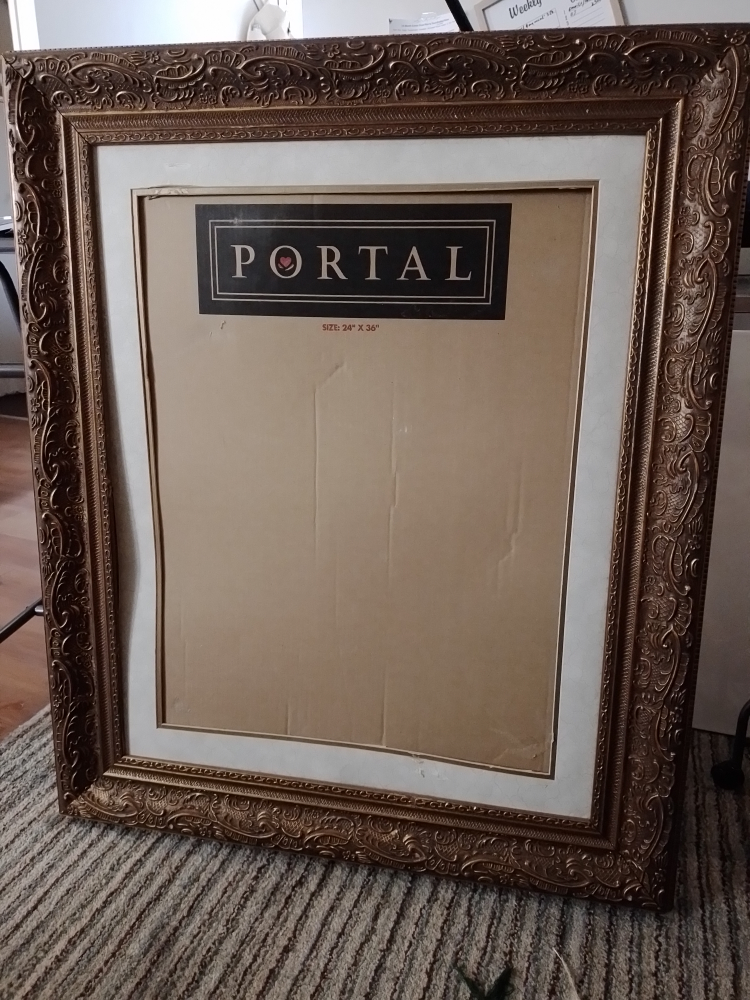 Portal Ornate Gold Frame - 24" x 36"