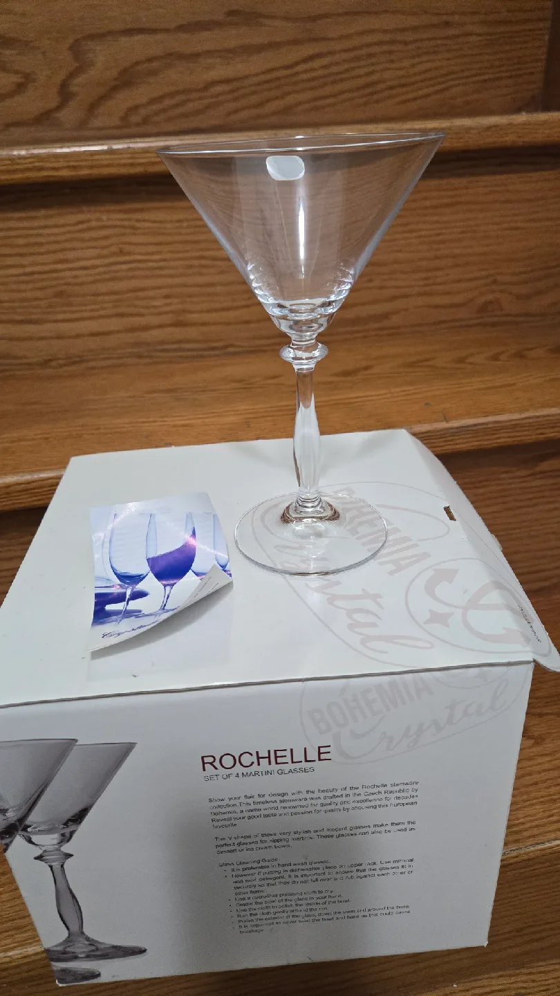 Bohemia Crystal Rochelle Martini Glasses - Set of 4 image indicator(6)