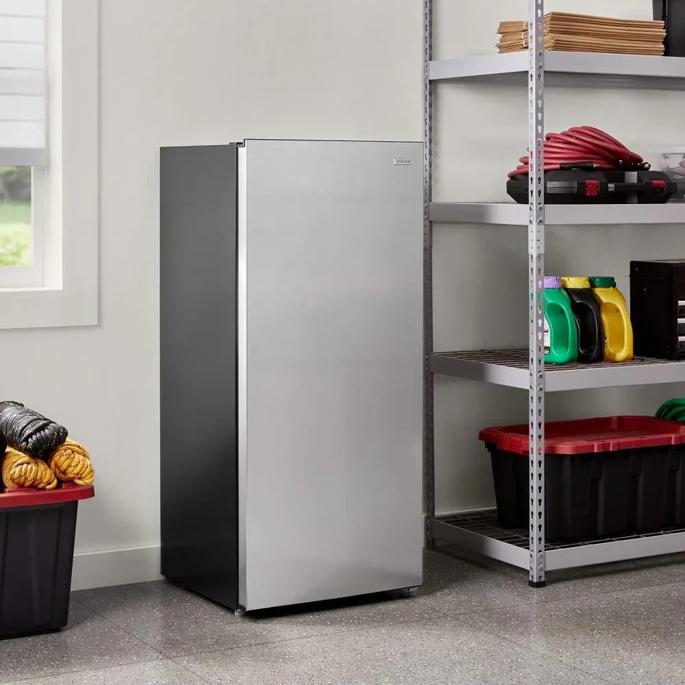 Vissani 9.0 cu. ft. Upright Freezer - Silver thumbnail