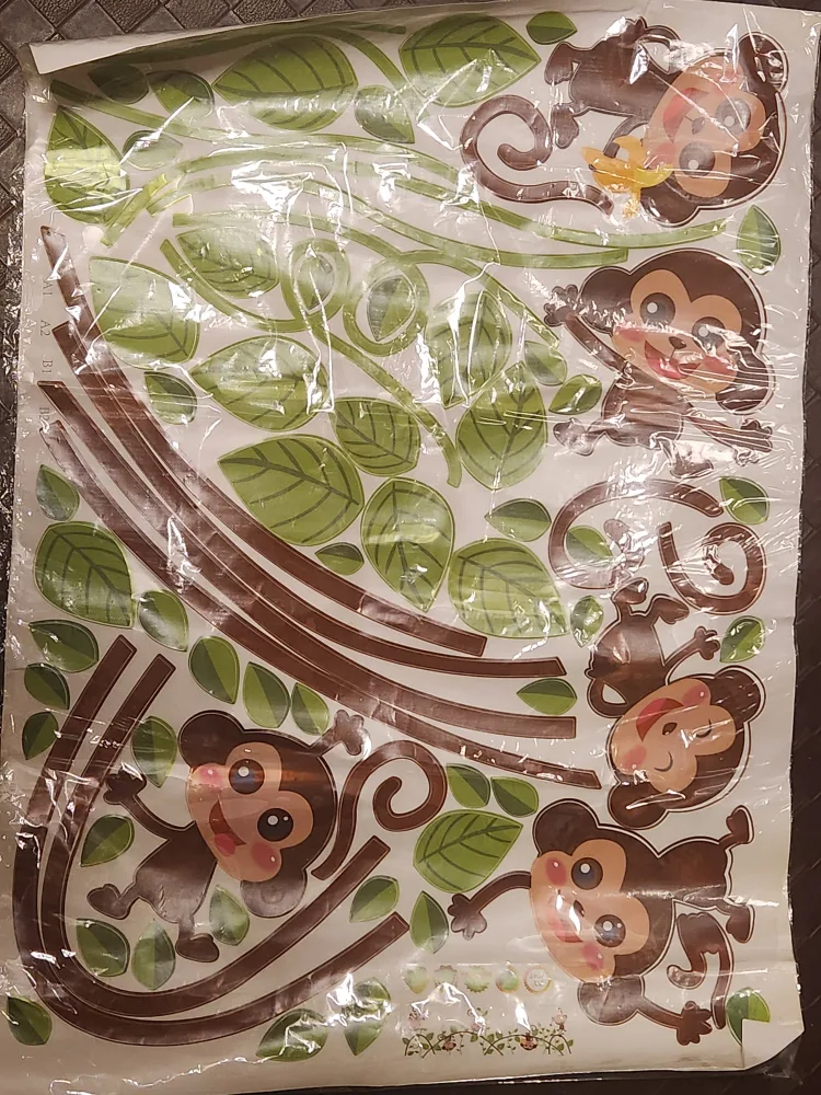 Monkey Wall Decals - New! thumbnail