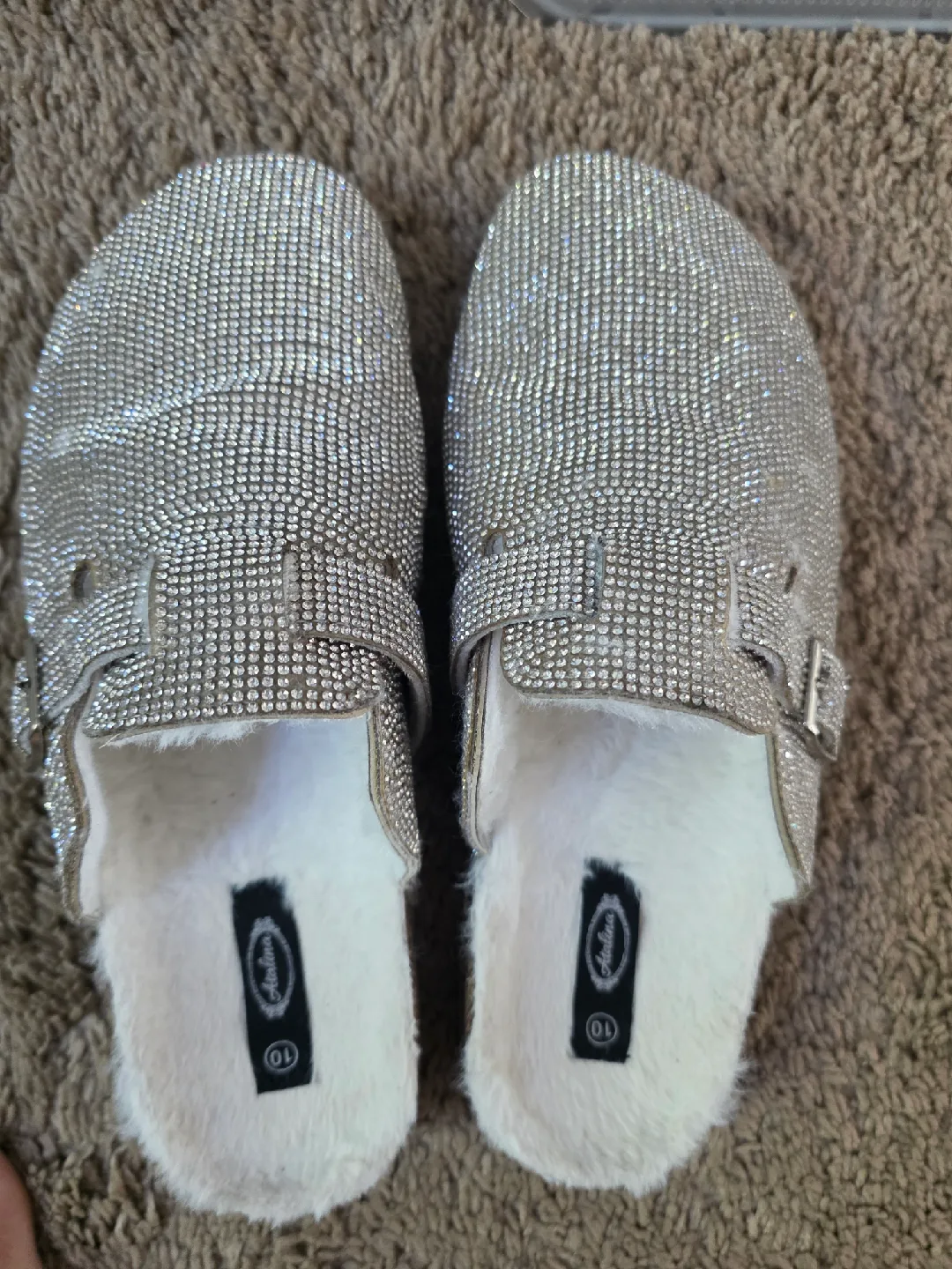 Andiana Rhinestone Clogs - Size 9 image indicator(2)