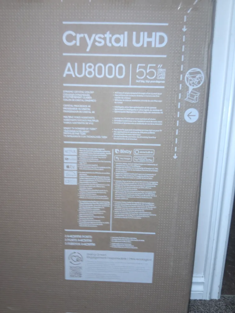 Samsung Crystal UHD AU8000 55" Smart TV thumbnail