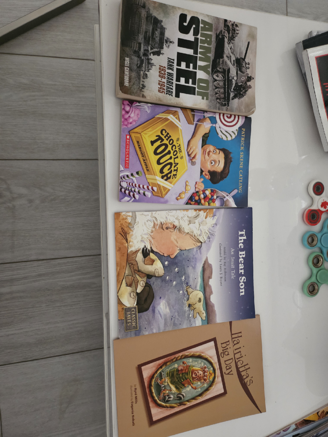 Children's Books - Various Titles and Fidget Spinners