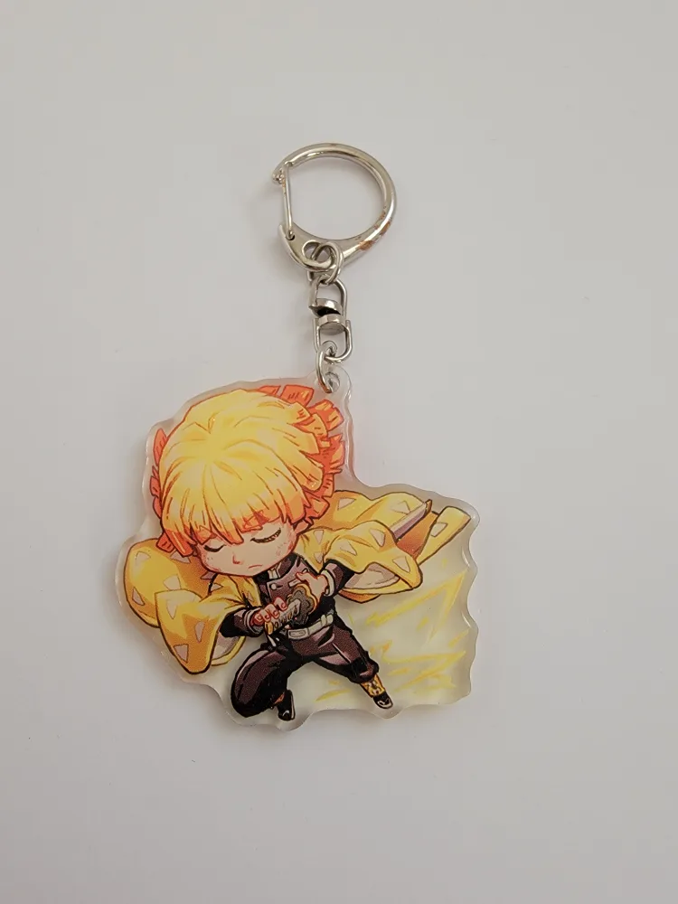 Demon Slayer Zenitsu Keychain thumbnail