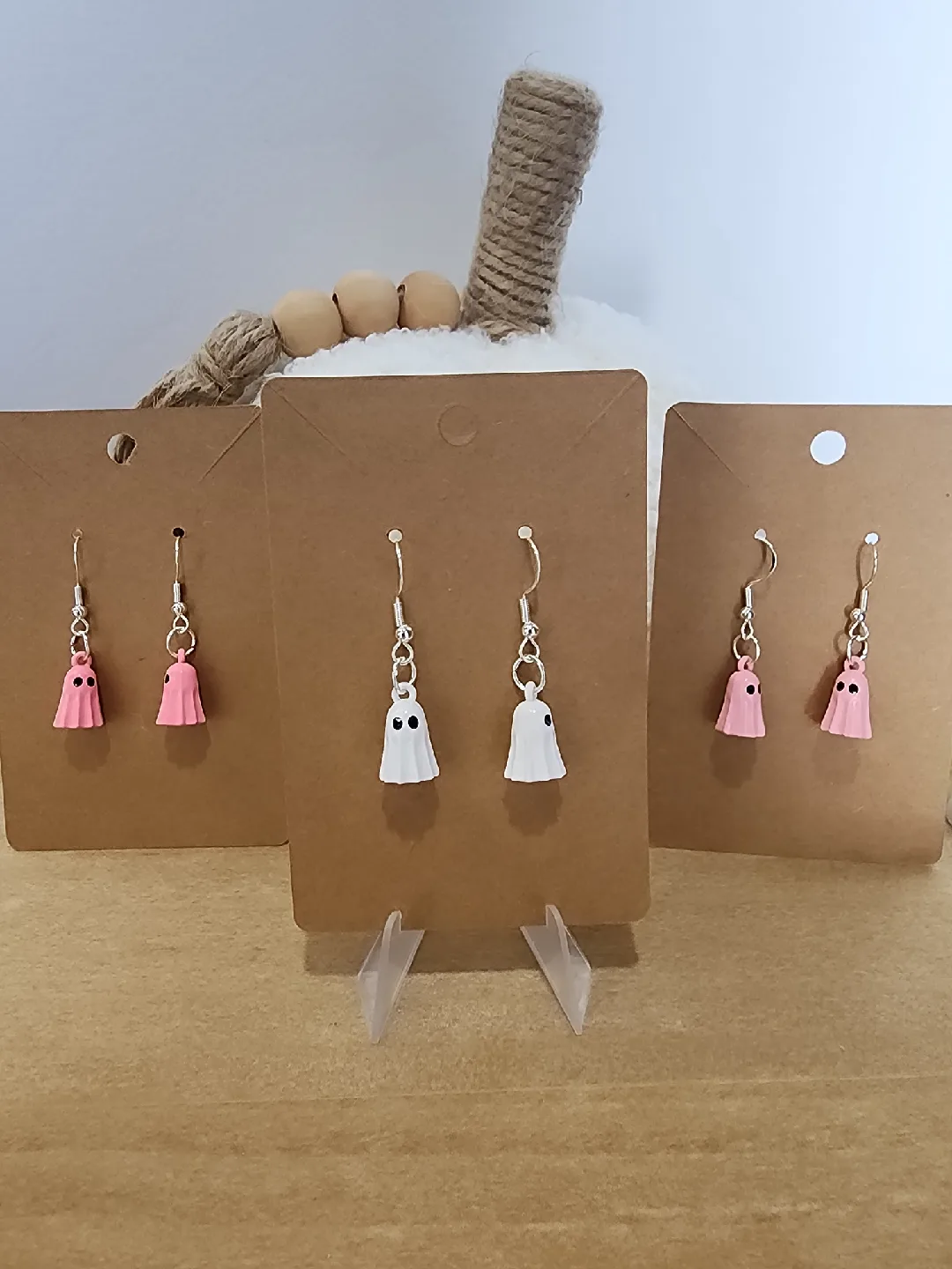 Boo-tiful Handmade Ghost Earrings! image indicator(4)