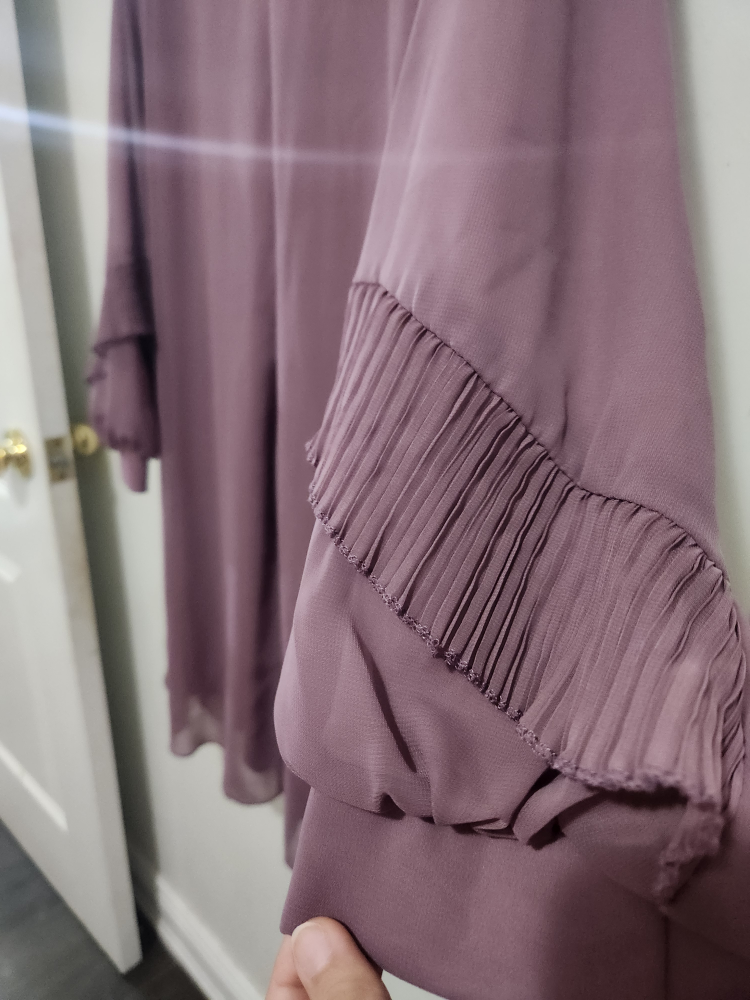 Mauve Ruffle Dress - photo 4