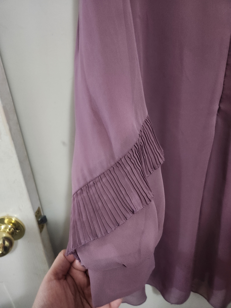 Mauve Ruffle Dress - photo 5