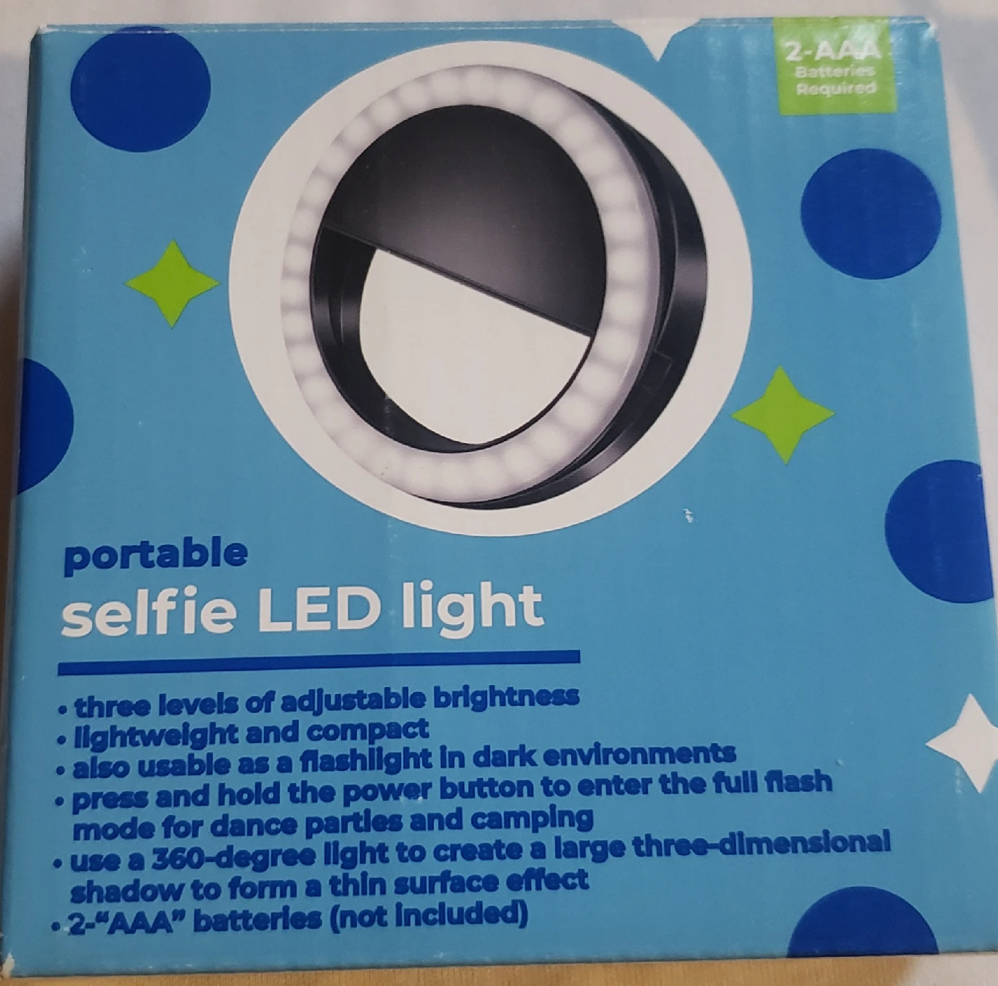 🥕Portable Selfie LED Light, open box, FREE🥕