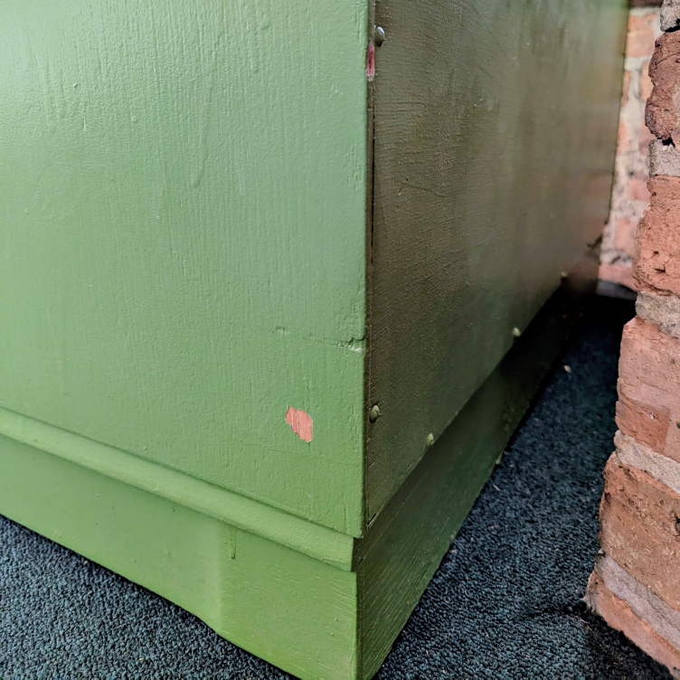 Mid-Century 4-Drawer Dresser – Painted Green, Sturdy Solid Wood - photo 5