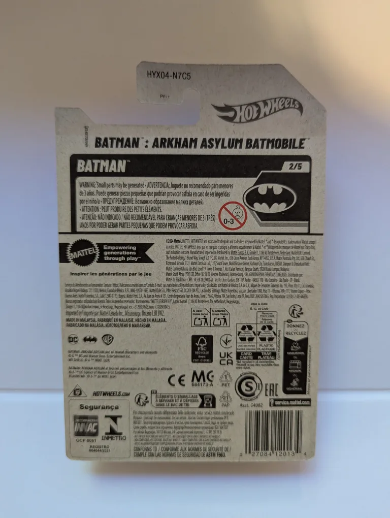 Hot Wheels DC Batman: Arkham Asylum Batmobile image indicator(3)