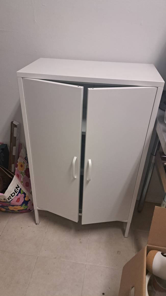 Ikea White Metal Cabinet