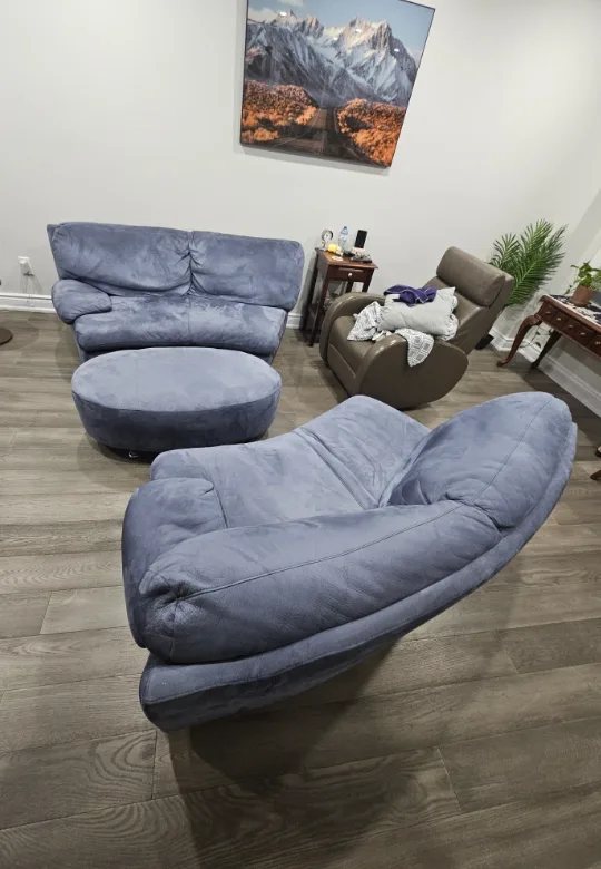Blue Sofa set thumbnail