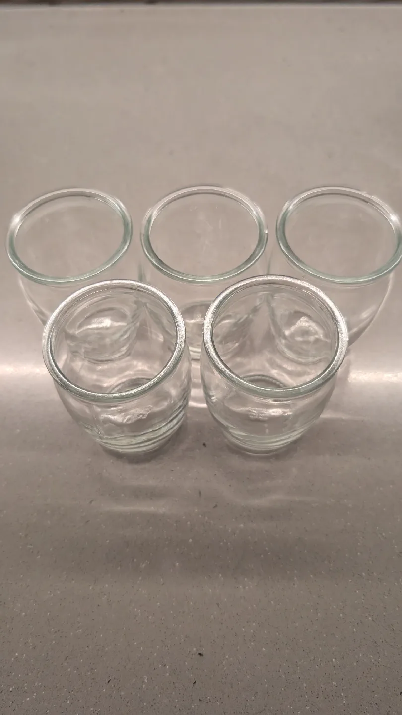 Set of 5 Small Glass jars image indicator(2)