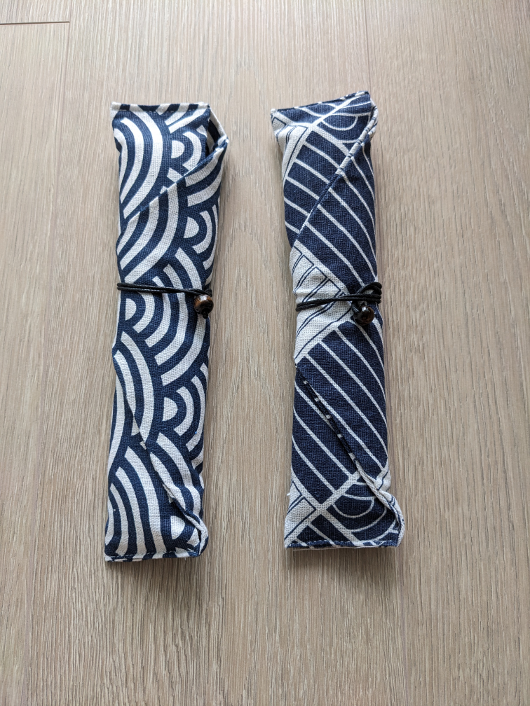Reusable Bamboo Utensil Set with Case - photo 2