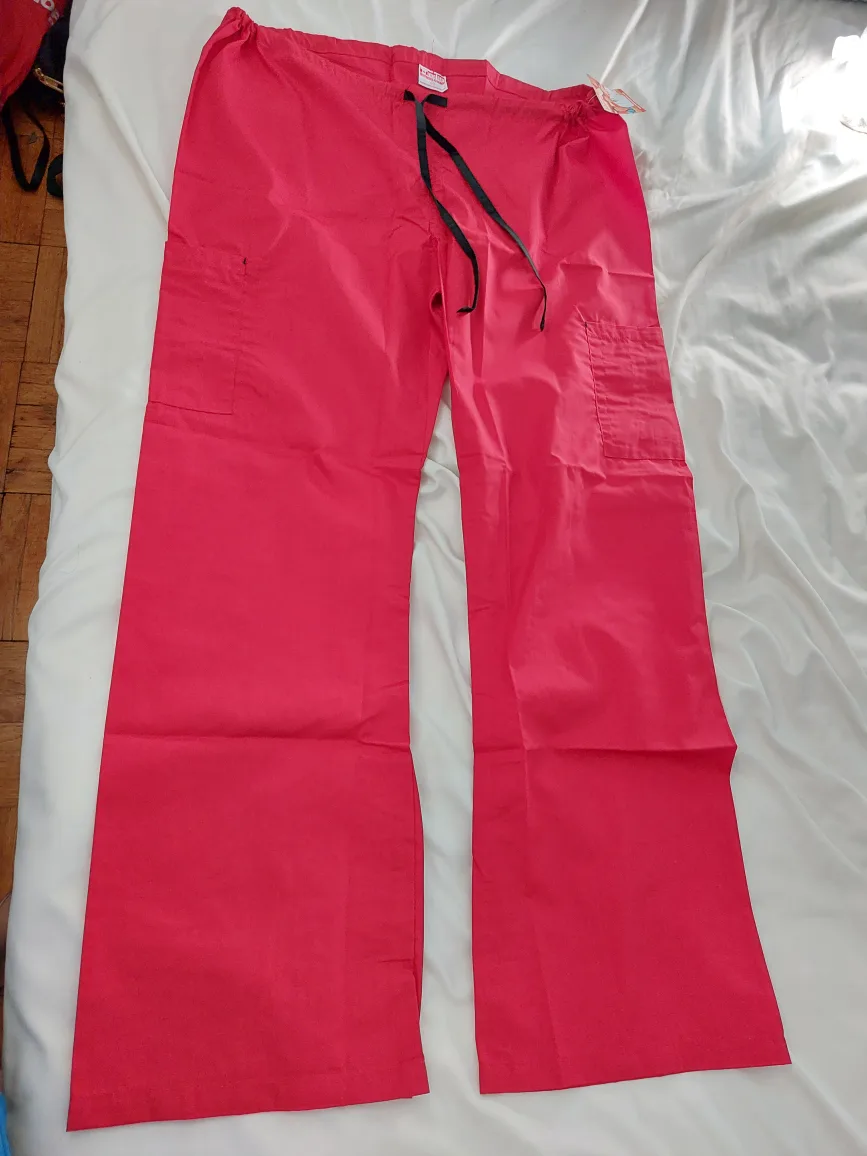 Timeless Workwear Red Scrubs Set Unisex image indicator(2)