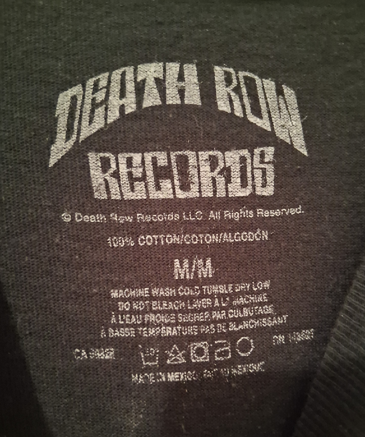 Death Row Records T-Shirt - Size M - photo 2