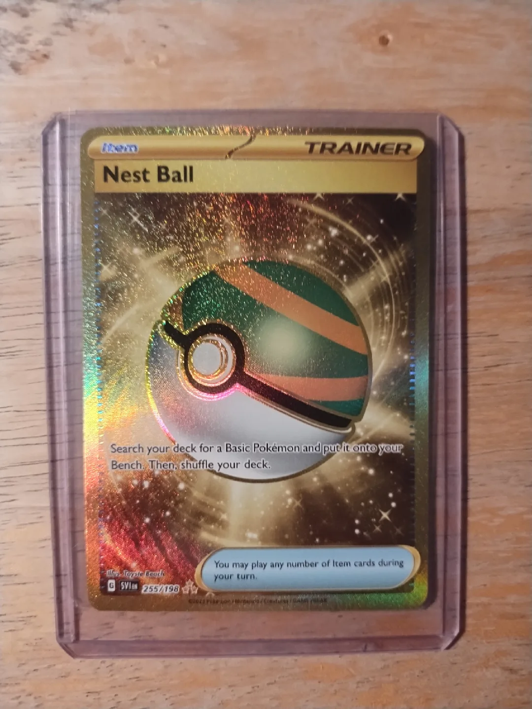 Pokemon Card - Mew ex 205/165 & Nest Ball SV1M 255/198 image indicator(2)