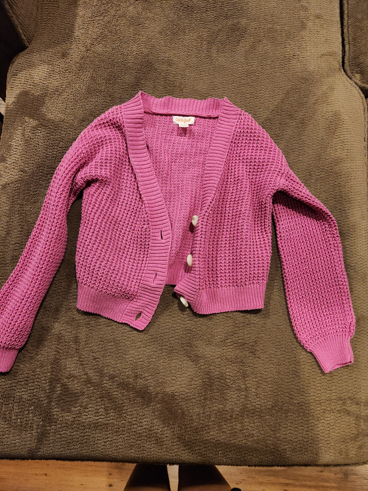 Cat & Jack XS (4/5) Pink Cardigan