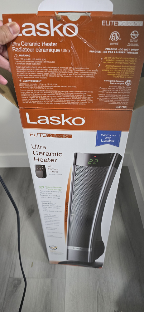 Lasko Elite Collection Ultra Ceramic Heater - photo 2