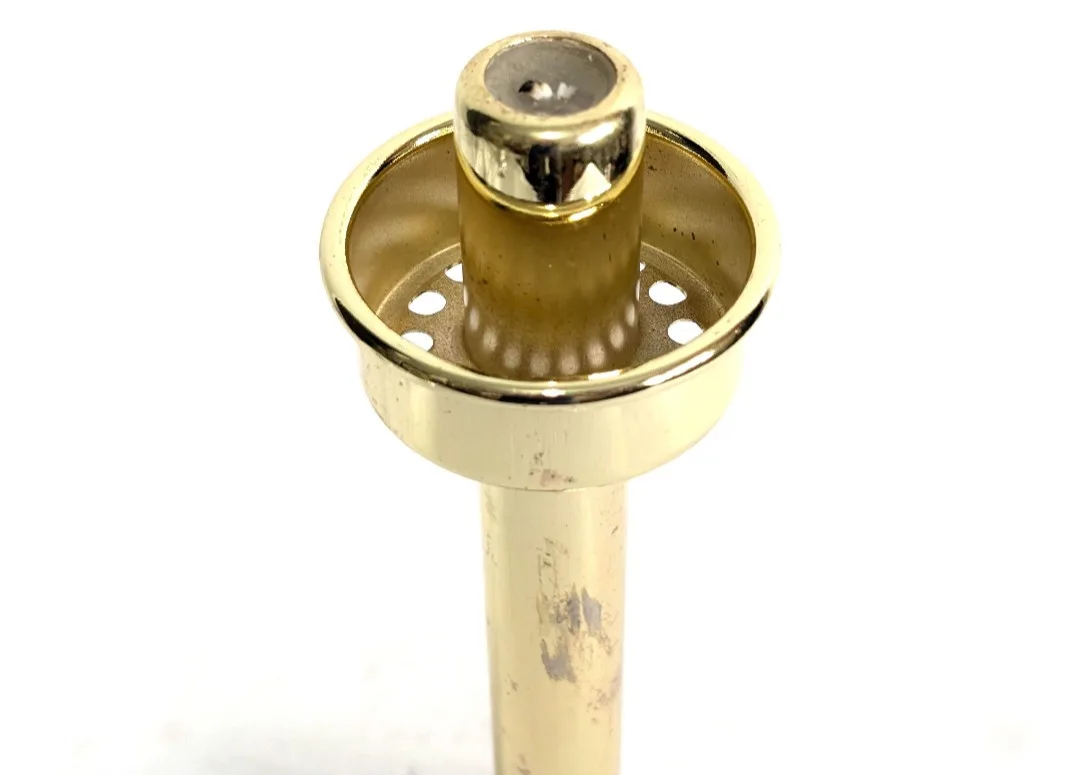 Spring Loaded Brass Candlestick Holder ~ Partylite Candleware image indicator(2)