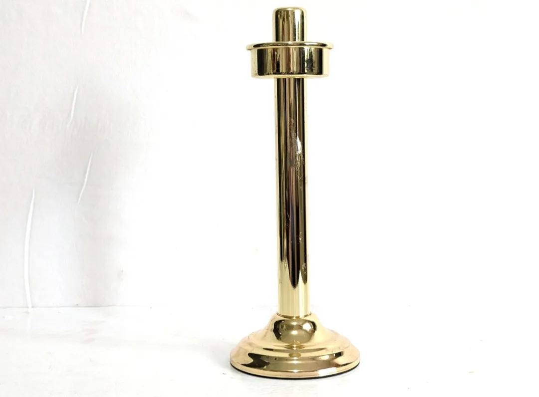 Spring Loaded Brass Candlestick Holder ~ Partylite Candleware image indicator(7)