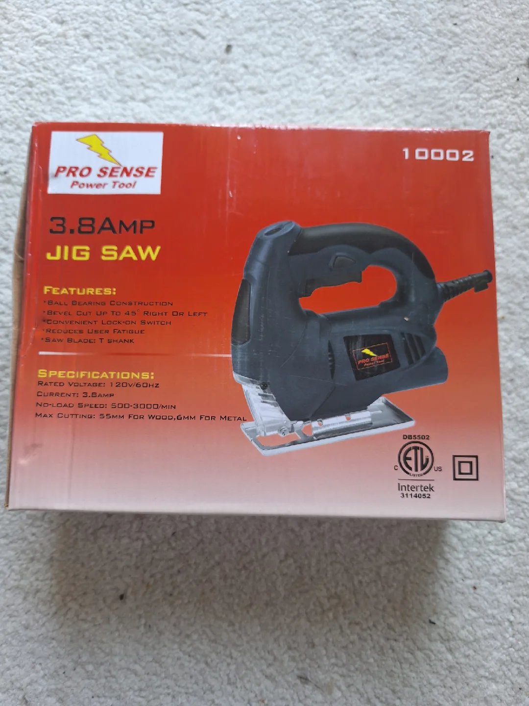 NEW Pro Sense 3.8AMP Jig Saw - New in Box image indicator(4)