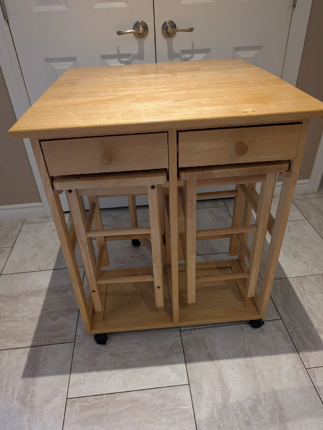 Vintage Wooden Vanity & Chest of Drawers Set image indicator(4)