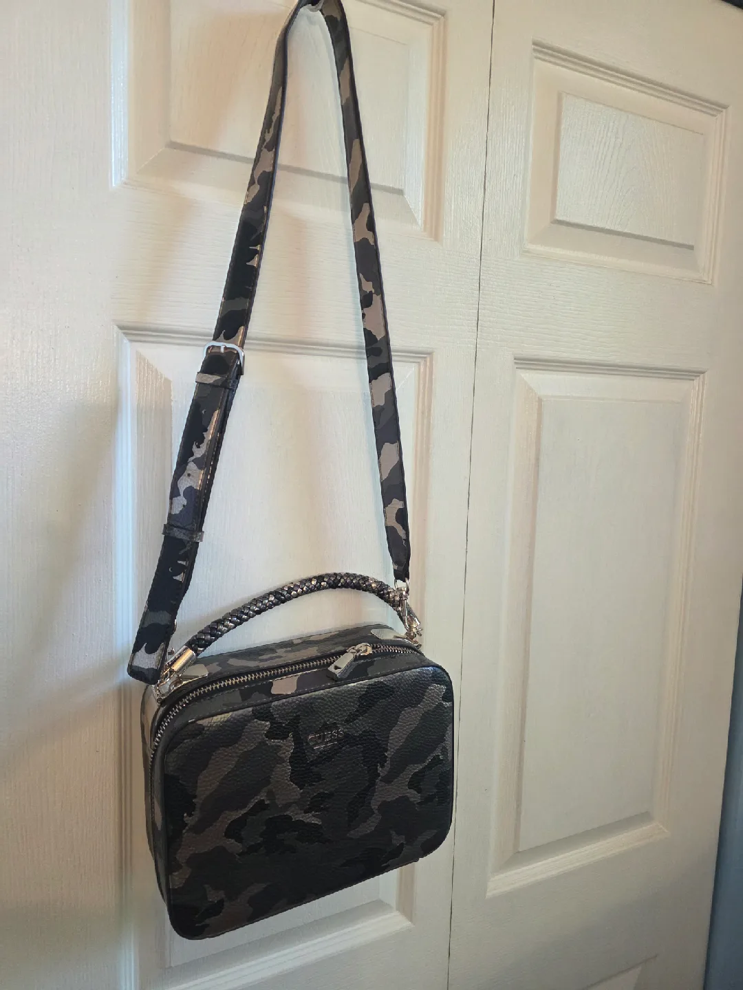 Guess Camo Print Crossbody Bag thumbnail